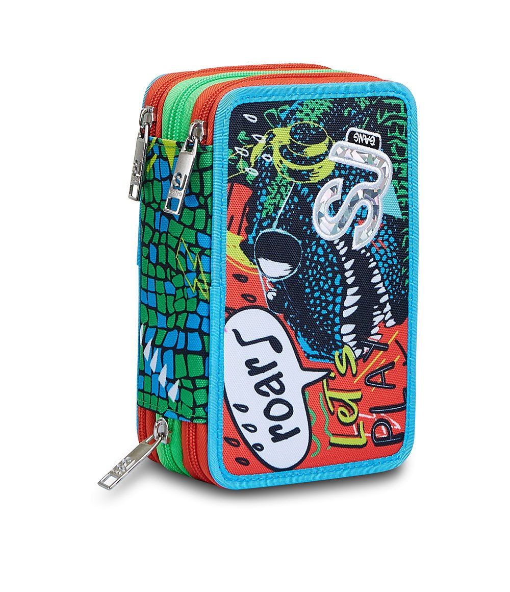 ASTUCCIO 3 ZIP SJ GANG ANIMALI DA SJ BOY