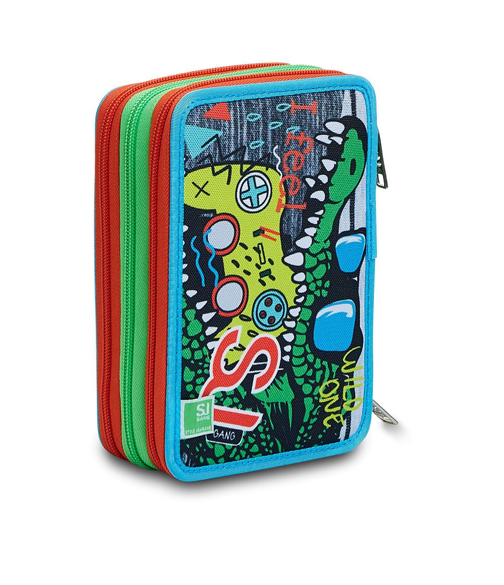 ASTUCCIO 3 ZIP SJ GANG ANIMALI DA SJ BOY