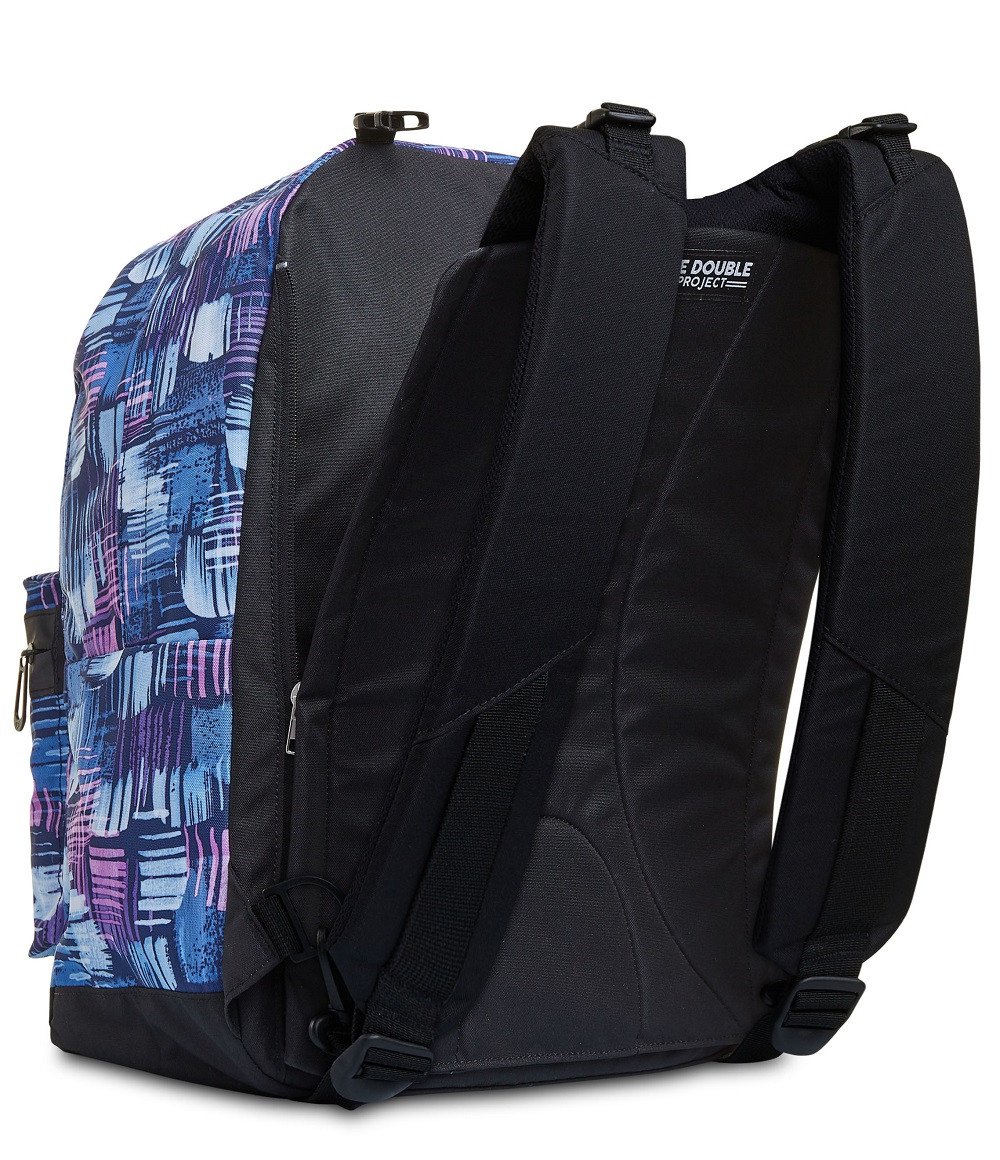 ZAINO REVERSIBLE BACKPACK SEVEN DIGITAL TOUCH - BLU FUCSIA NERO