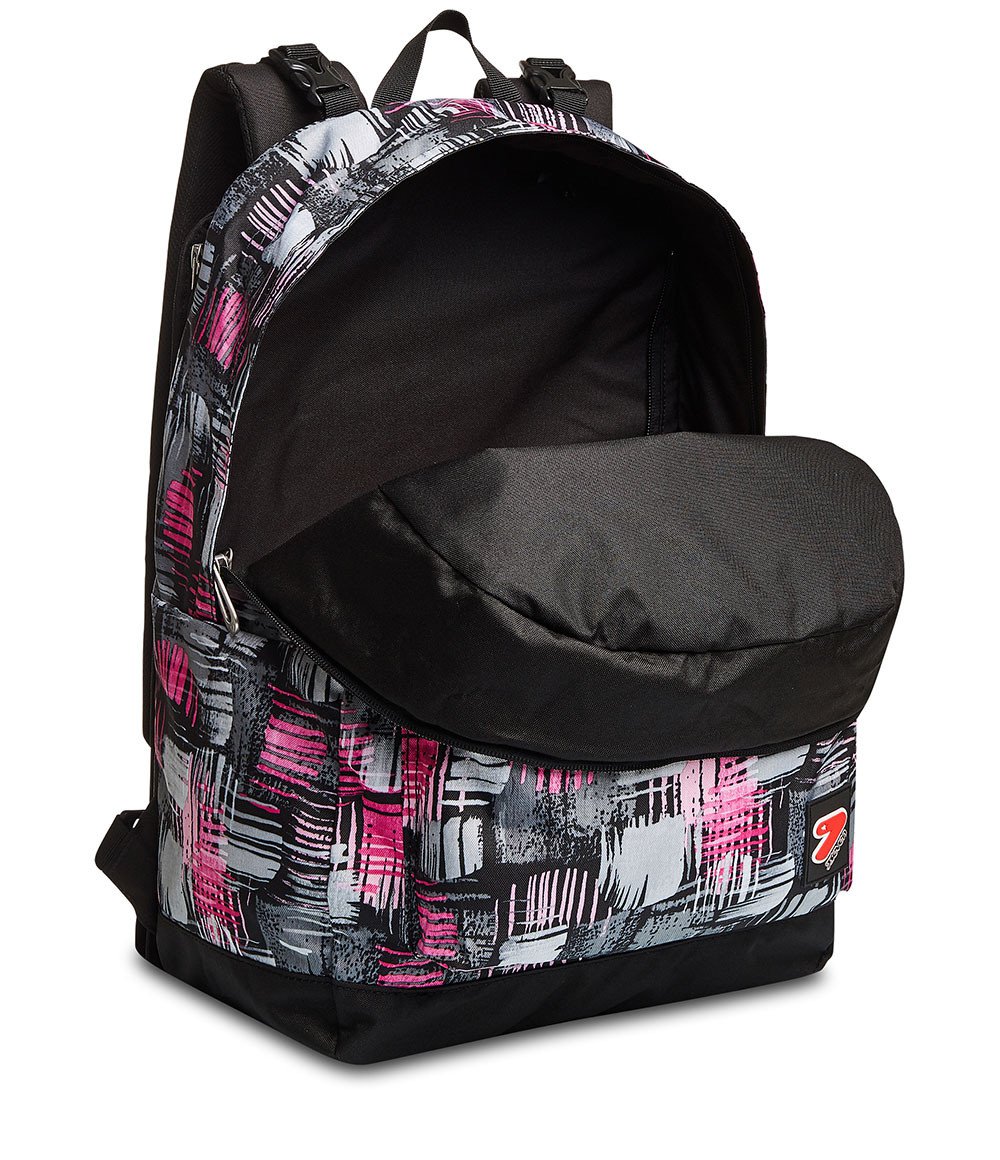 ZAINO REVERSIBLE BACKPACK SEVEN DIGITAL TOUCH - GRIGIO FUCSIA NERO